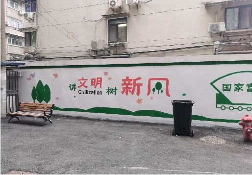 个旧社区墙绘